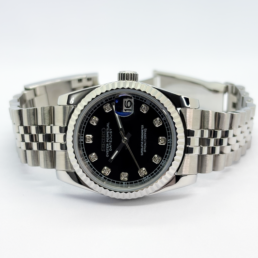Seiko Datejust Black Diamond Dial